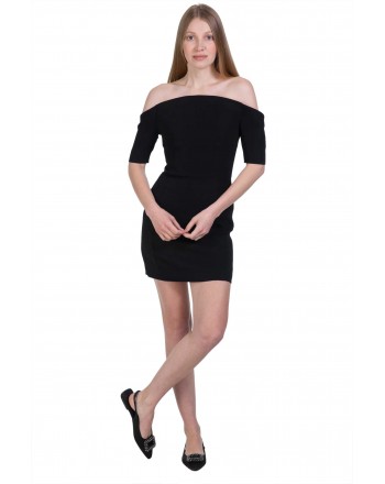 SPORTMAX - GESSO low-cut minidress - Black