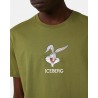 ICEBERG - T-Shirt Kaki Bugs Bunny - Militare