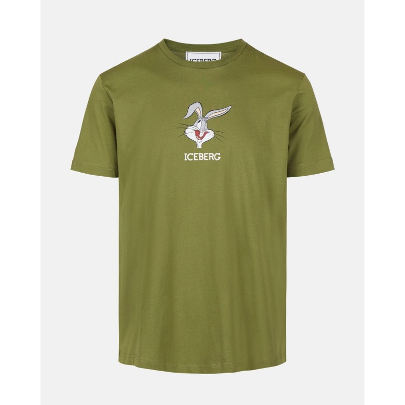 ICEBERG - T-Shirt Khaki Bugs Bunny - Military
