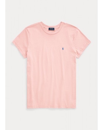 POLO RALPH LAUREN  - Cotton Jersey T- Shirt- Pink Sand