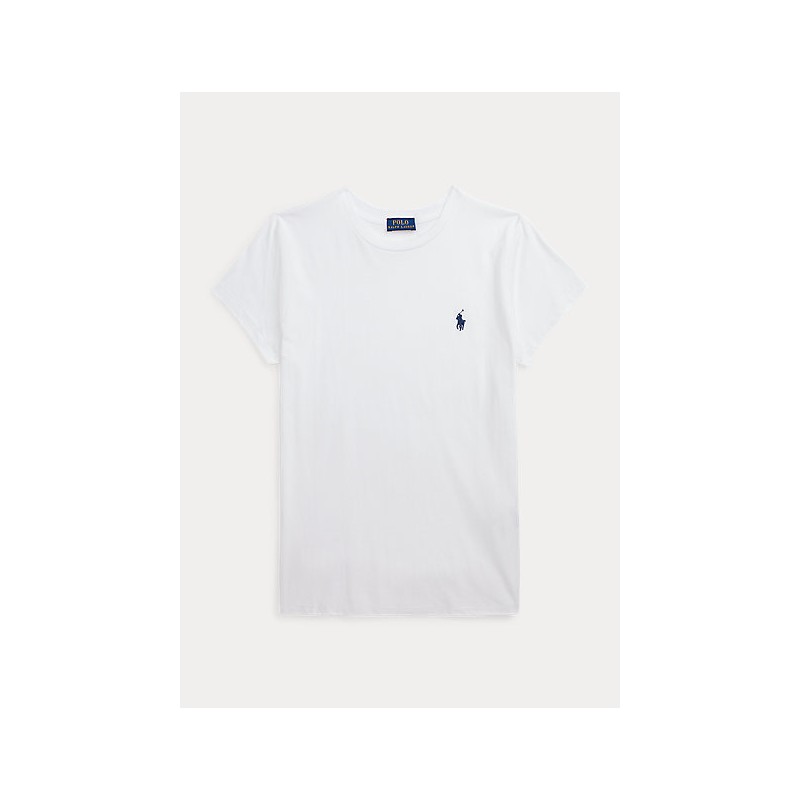 POLO RALPH LAUREN - T-Shirt in Jersey di Cotone - Bianco