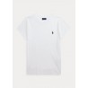 POLO RALPH LAUREN  - Cotton Jersey T- Shirt- White