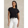 POLO RALPH LAUREN  - Cotton Jersey T- Shirt - Black