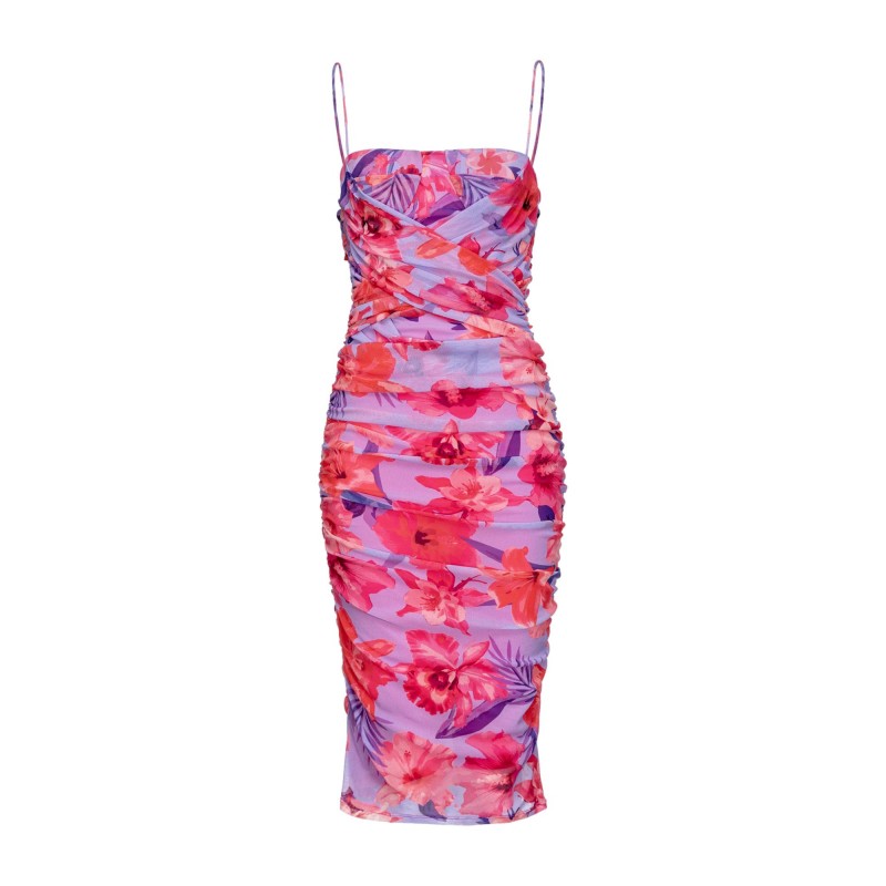 PINKO - APPASSIONATO Dress - Lilac/Pink/Fuchsia