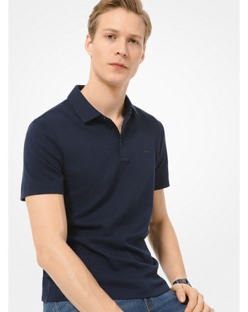 MICHAEL by MICHAEL KORS -  Polo in Cotone con Logo - Midnight