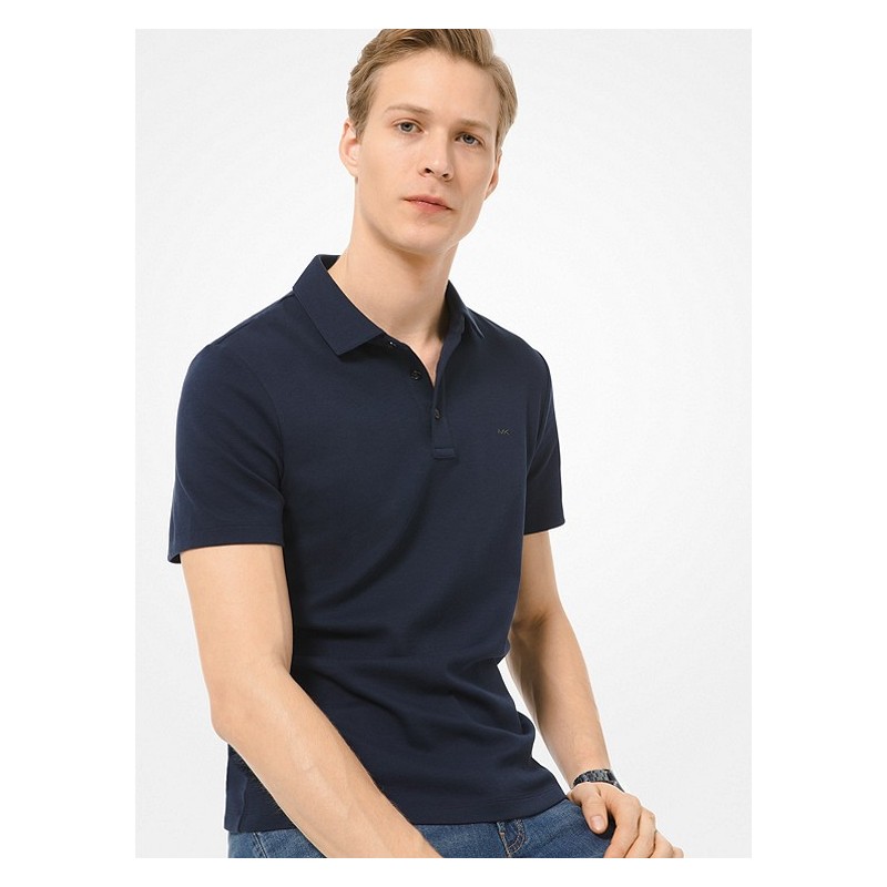 MICHAEL by MICHAEL KORS -  Polo in Cotone con Logo - Midnight