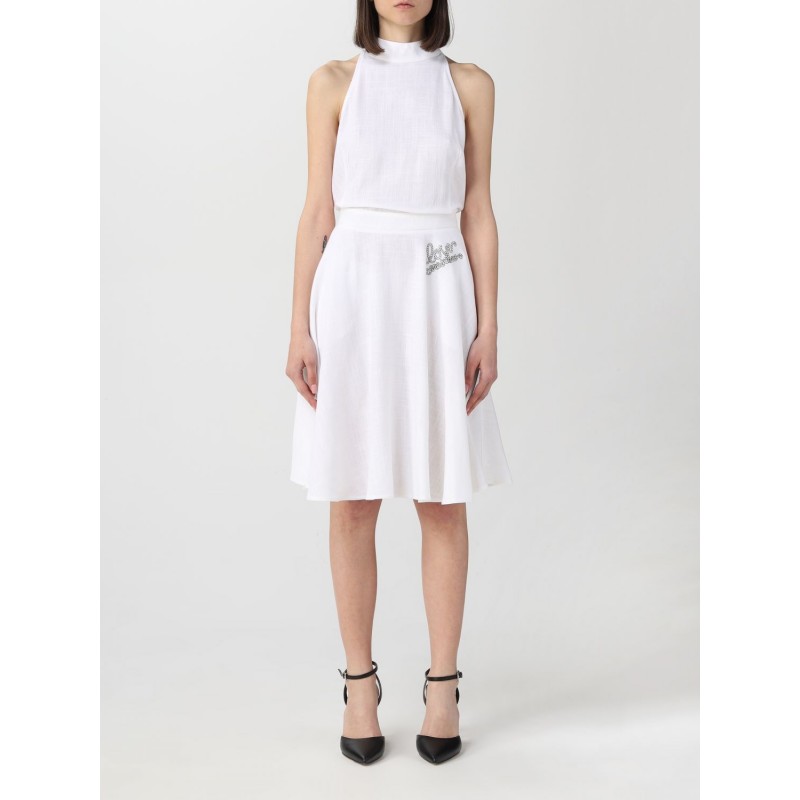 LOVE MOSCHINO - Dress in viscose blend - White
