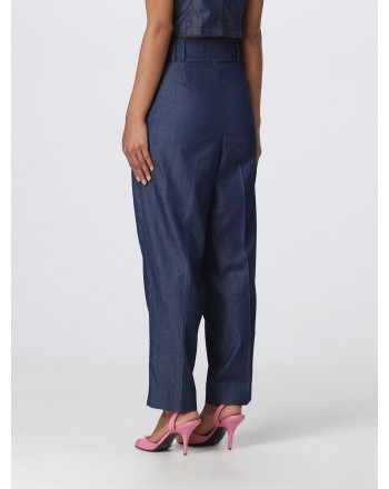 LOVE MOSCHINO - Cotton trousers - Blue