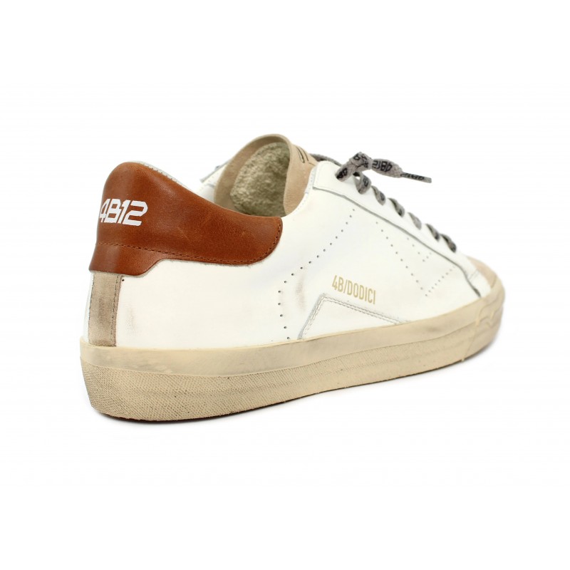 4B12 - Sneakers SUPRIME UB105 - Bianco/Beige