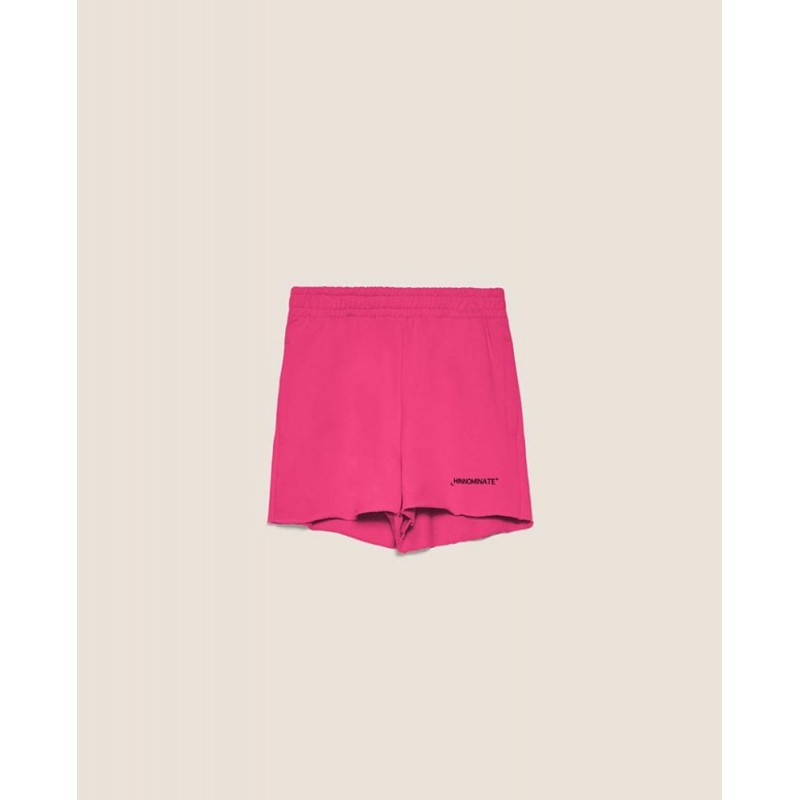 HINNOMINATE - Short Fleece Shorts with Print HNW616 - Fuchsia