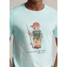 POLO RALPH LAUREN - Polo Bear - Island Aqua Tie-dye T-Shirt