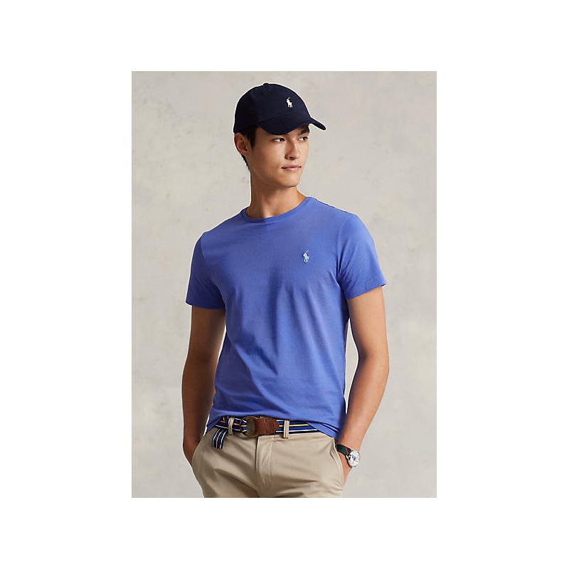 POLO RALPH LAUREN - T-shirt Custom Slim-Fit - Lafayette Blue