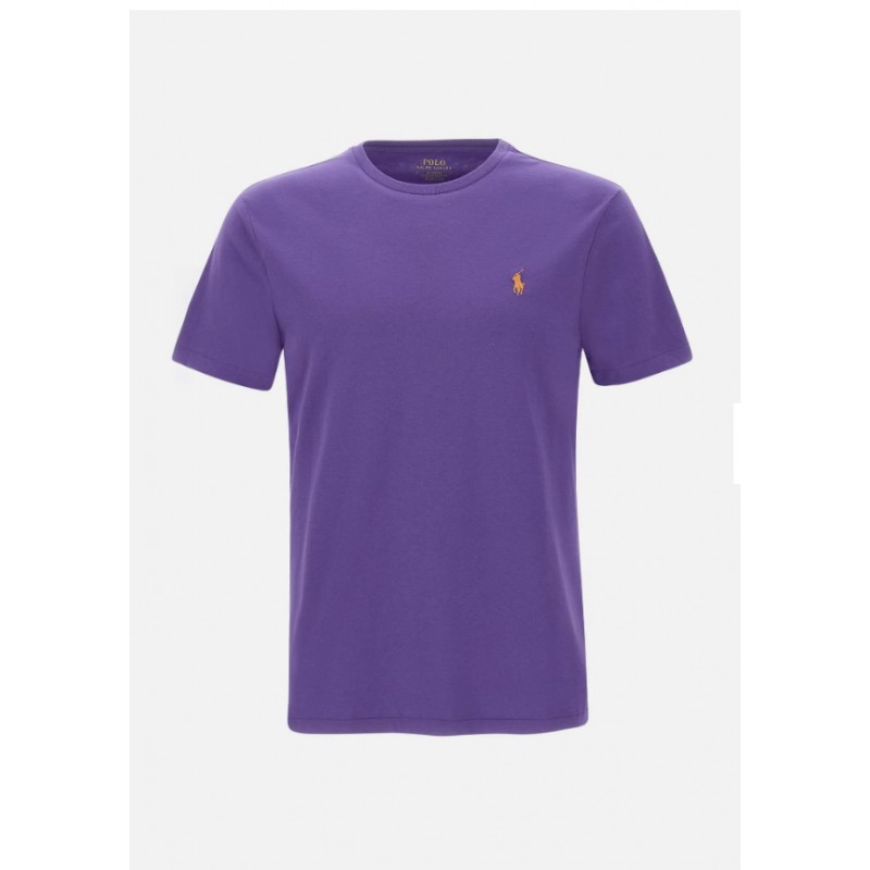 POLO RALPH LAUREN - T-shirt Custom Slim-Fit - Tie Purple