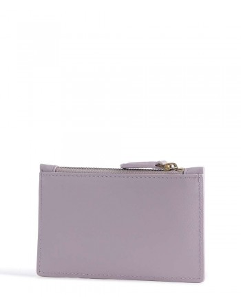 PINKO - Leather Card Holder AIRONE - Lilac