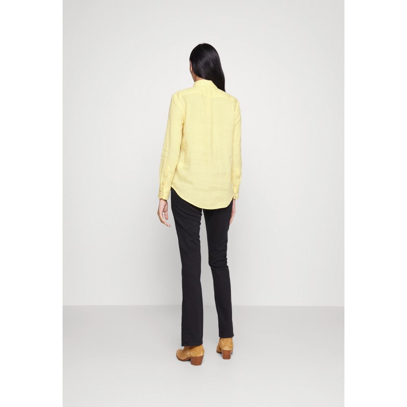 POLO RALPH LAUREN - Camicia in Lino Relaxed Fit - Yellow