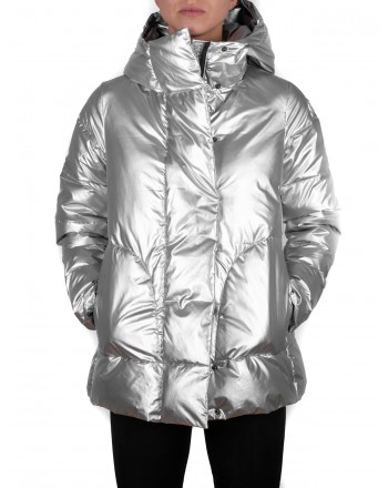 INVICTA - Trapezoid Styled Jacket with Hood - Silver