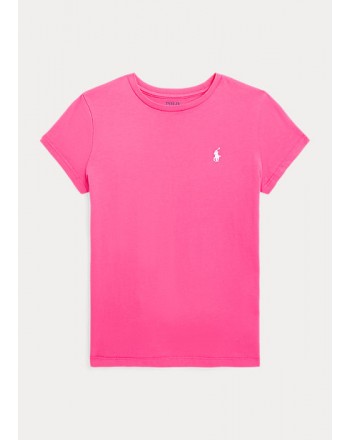 POLO RALPH LAUREN - Maglietta girocollo in jersey - Desert Pink