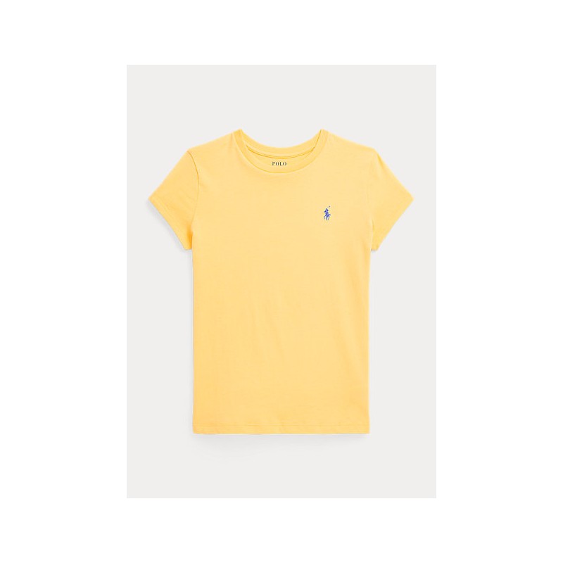 POLO RALPH LAUREN - Maglietta girocollo in jersey - Empire Yellow