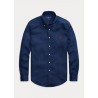 POLO RALPH LAUREN - Slim-Fit linen shirt - Newport Navy