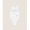 HINNOMINATE - Bielastic Bodysuit with Tear HNW675 - White