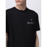 PHILIPP PLEIN - T-shirt logo in cotone - Nero