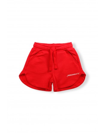 HINNOMINATE KIDS - Shorts in Cotone PF0090 - Rosso Fuoco