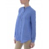 FAY - Linen Shirt - Medium Light Blue