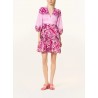 PINKO - BALTO Cotton Dress - Lilac/Fuchsia