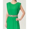 PINKO - Dress with Belt LANGHIRANO - Green