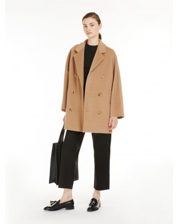 MAX MARA - 101801Wool and Cashmere  Icon Coat REBUS - Camel