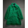 FAY - Wool and Alpaca Double Breasted Coat - Pepper Green
