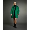 FAY - Wool and Alpaca Double Breasted Coat - Pepper Green