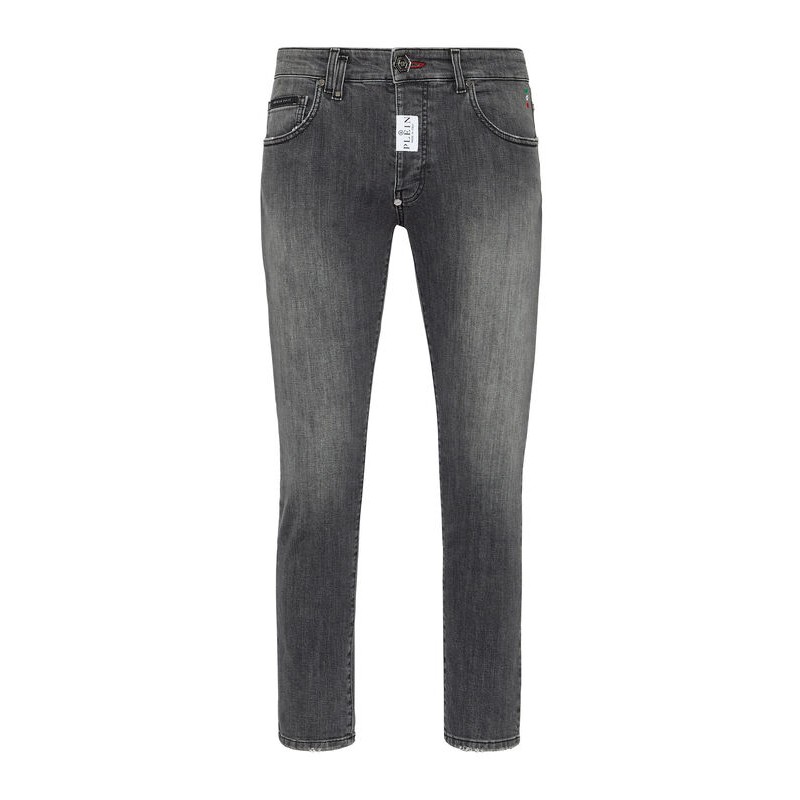 PHILIPP PLEIN - Jeans Denim FACC-MDT3551-PDE004N_07BS- Grey Stone