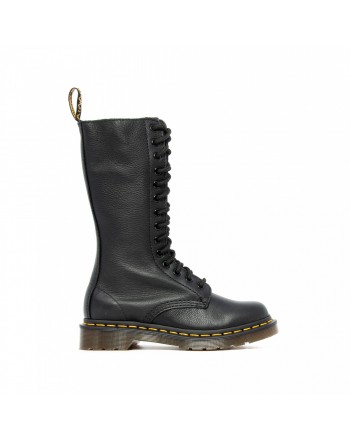 DR. MARTENS - Leather Laces Boots VIRGINIA - Black