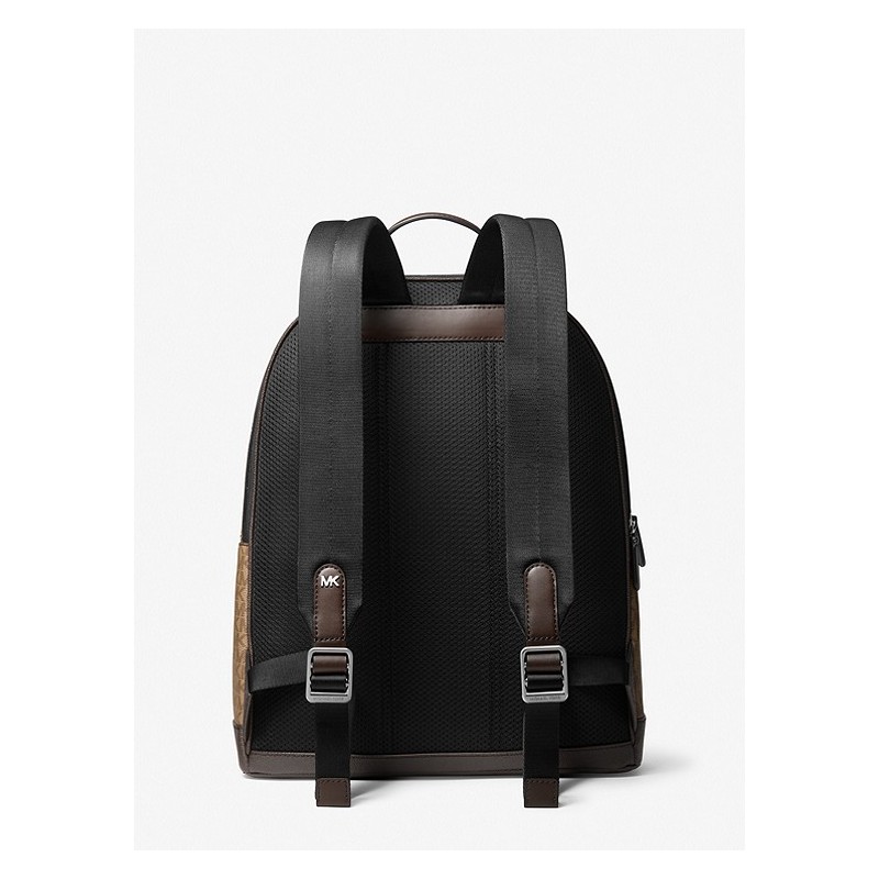 MICHAEL KORS - Hudson backpack with logo 33F0LHDB2U - Husk