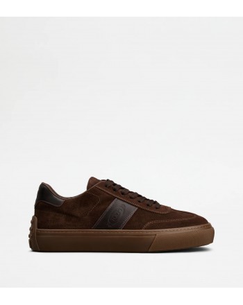 TOD'S - Tod's Suede Sneakers - Brown