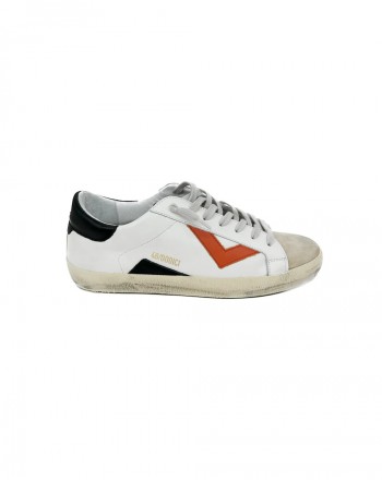 4B12 - Sneakers Suprime UC02 - Bianco/Arancio