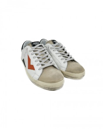 4B12 - Suprime UC02 Sneakers - White/Orange