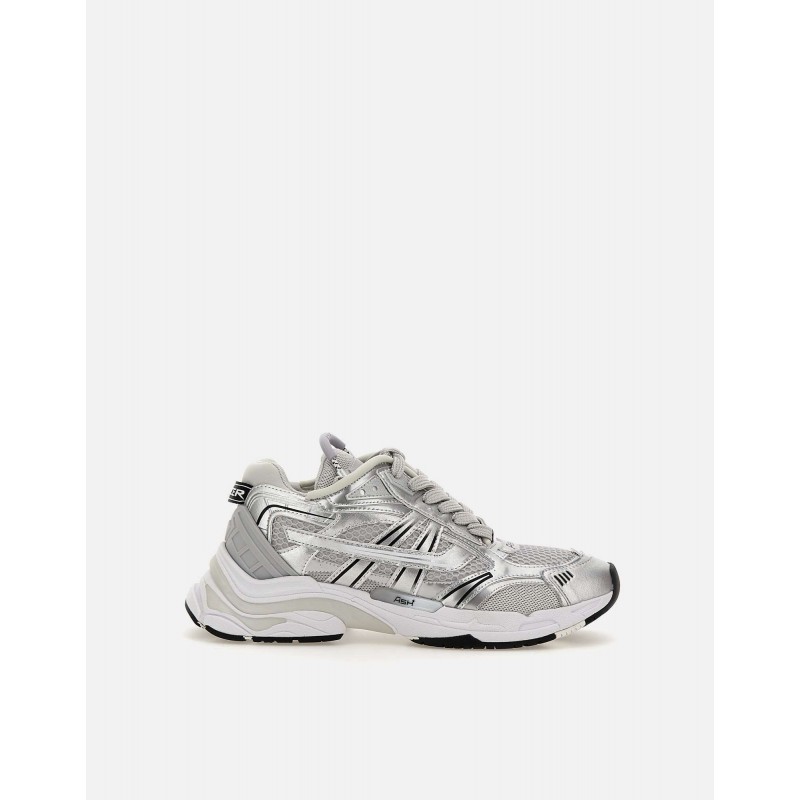ASH - Sneakers RACE Rubber - Silver /Silver/Pearl