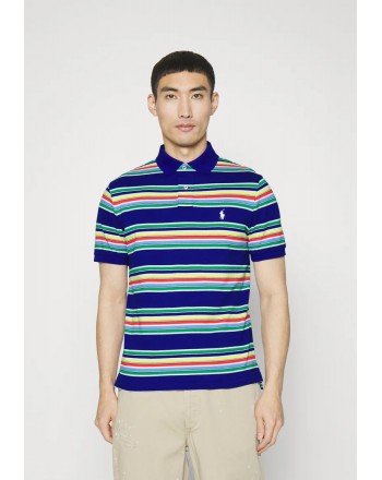 POLO RALPH LAUREN - Polo a Righe Slim Fit - Heritage Royal Multi