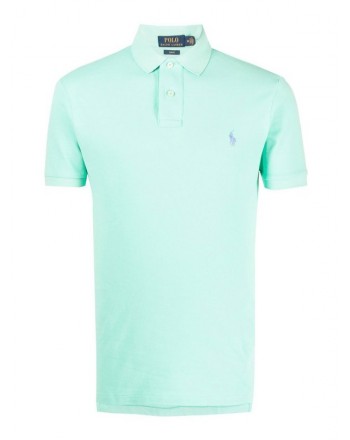 POLO RALPH LAUREN - Polo in Cotone Slim Fit - Sunset Green