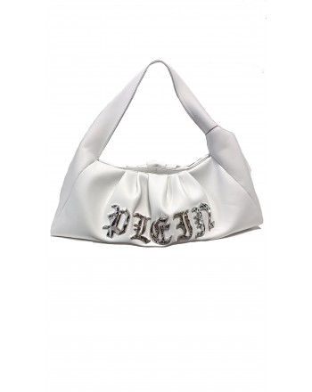 PHILIPP PLEIN - PACA leather bag -White
