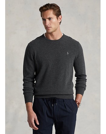 POLO RALPH LAUREN - Wool crewneck sweater - Dark Grey