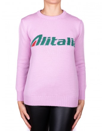 ALBERTA FERRETTI - ALITALIA sweater in wool - Pink