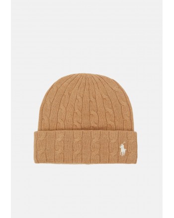 POLO RALPH LAUREN  - Wool and Cashmere Beanie - Camel