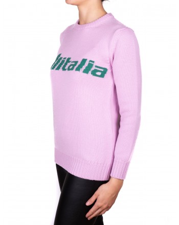 ALBERTA FERRETTI - ALITALIA sweater in wool - Pink