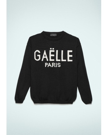 GAELLE - Logo Sweater - Black
