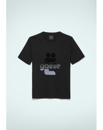 GAELLE - Jersey Half Sleeve T-Shirt - Black