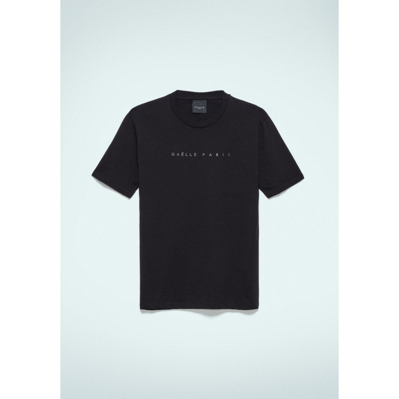GAELLE - T-Shirt Mezza Manica In Jersey - Nero/bianco