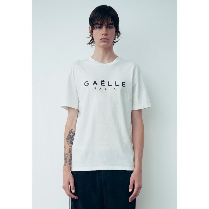 GAELLE - Jersey Half Sleeve T-Shirt - White